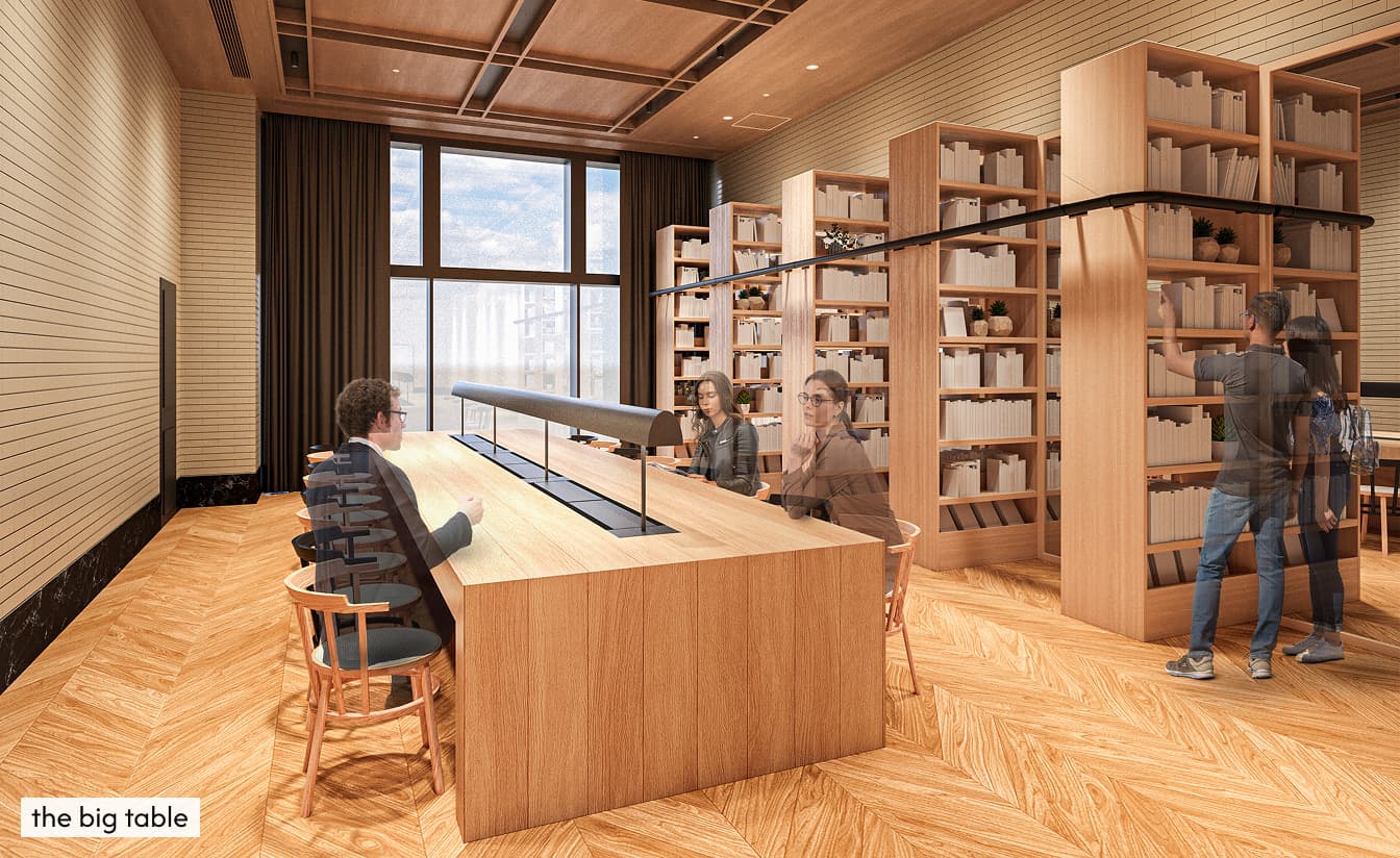 the big table 読書や仕事に集中できる大きな特製机のイメージ